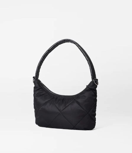 Quilted Bowery Shoulder Bag Small Black Handbags - Hobo & Shoulder MZ Wallace 